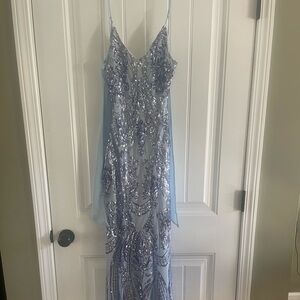 Lucky in the Sky Sequin Mermaid Dress